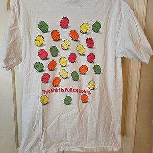 Large T-Shirt   Lifesavers "This Shirt is Full of Holes "